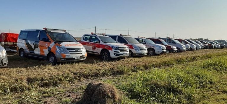 Encuentro de Bomberos Aspitantes de Arroyito en Las Varillas