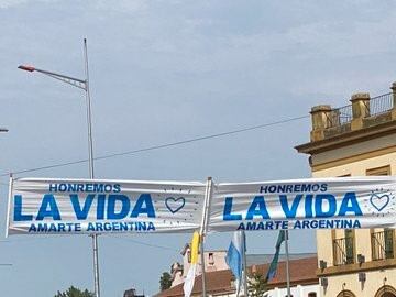 La iglesia realizó una misa en Luján para manifestarse en contra del aborto (Foto: Twitter)