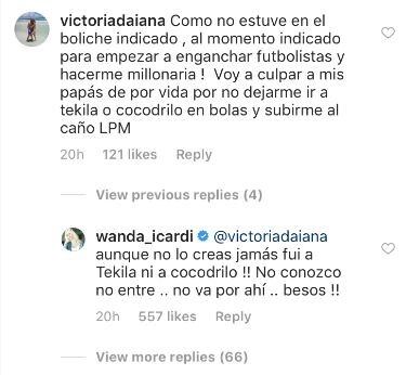 Wanda Nara le dio un consejo a una seguidora.