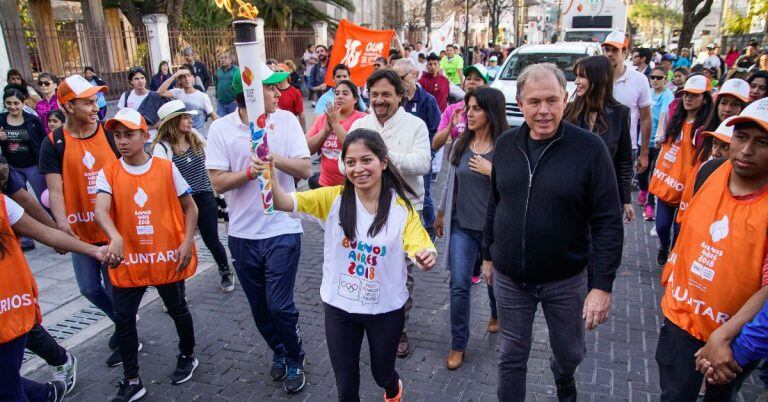 Salta, el séptimo relevo del Tour de la Antorcha (Fotos: Pablo Elías/Buenos Aires 2018).