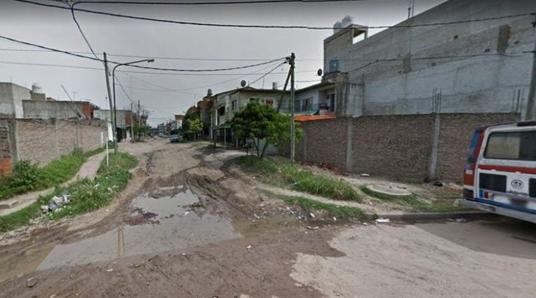 La esquina de Ramírez y Los Andes