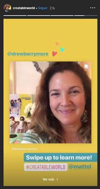 La actriz de Hollywood Drew Barrymore apoyó la iniciativa de Mattel (Foto: Instagram)