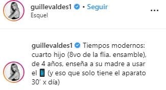 Guillermina Valdes y un método para controlar el acceso a la tecnología de Lolo (Foto: Instagram)