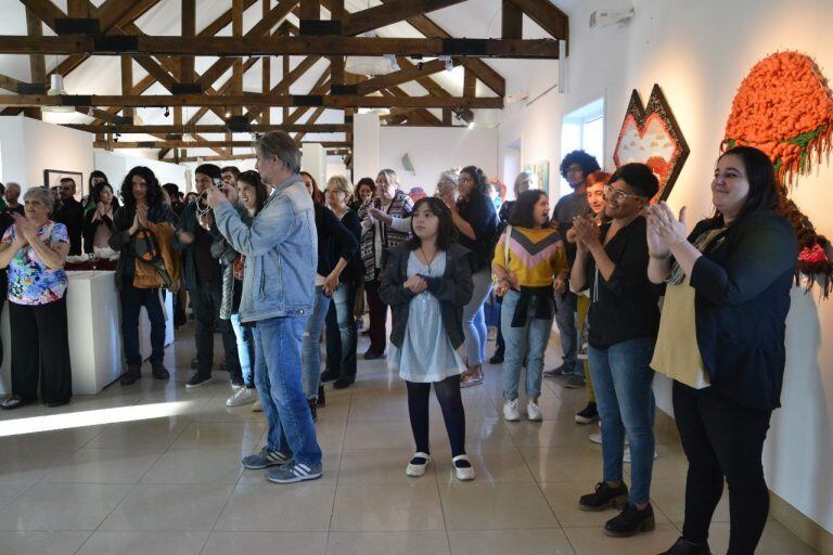 Inauguración de la muestra "Colectiva, El Trabajo de la mujer en el Arte"