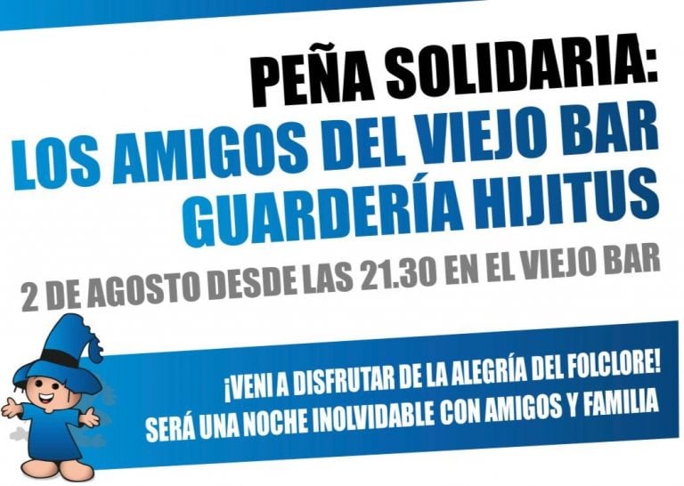 Peña solidaria.