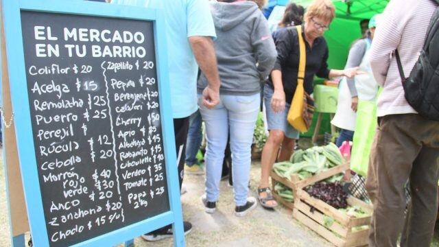 Precios del "Mercado en tu barrio"