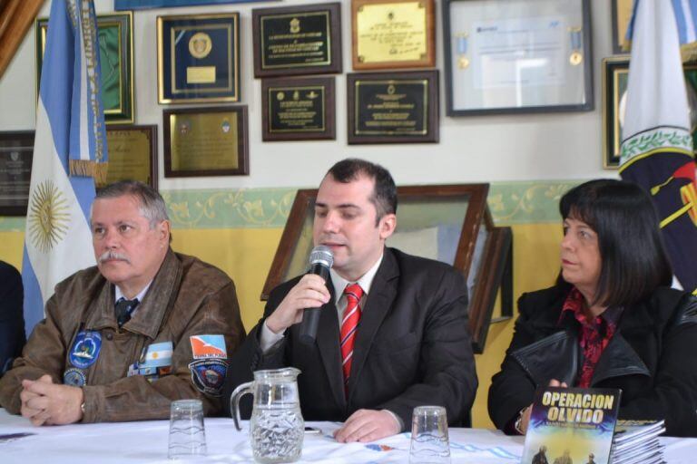 Juan Cruz Castiñeiras, autor del libro sobre Malvinas