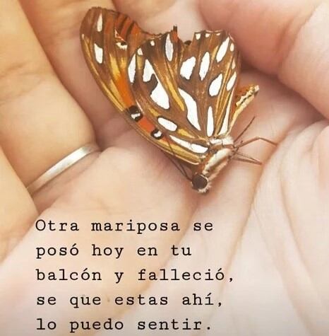 La hija de Natacha Jaitt publicó una imagen con un mensaje para su madre fallecida. (Instagram Stories)