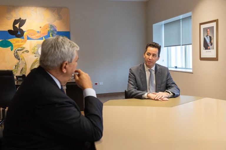 Manuel Calvo recibió al vicegobernador de Jujuy, Carlos Haquim