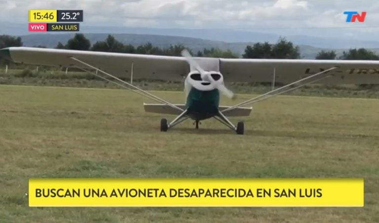 Continua la búsqueda de la avioneta.