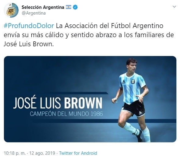 (Twitter: @Argentina)