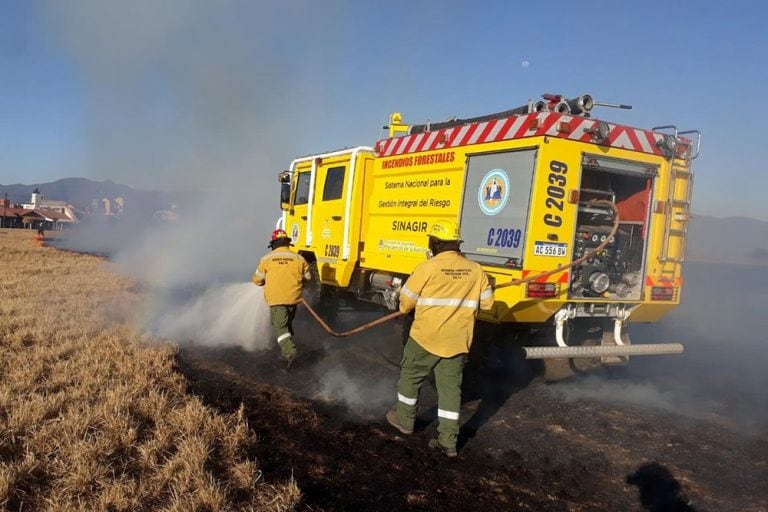 Durante agosto se registraron más de 250 incendios en Salta. (Defensa Civil)