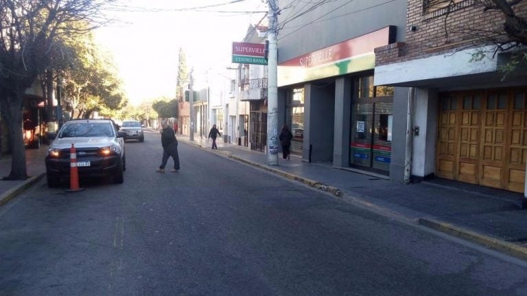 Así están las calles céntricas de San Luis. Foto: Marina Balbo