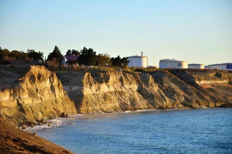 Imagen de Costanera de Comodoro Rivadavia, uno de los atractivos de la ciudad.