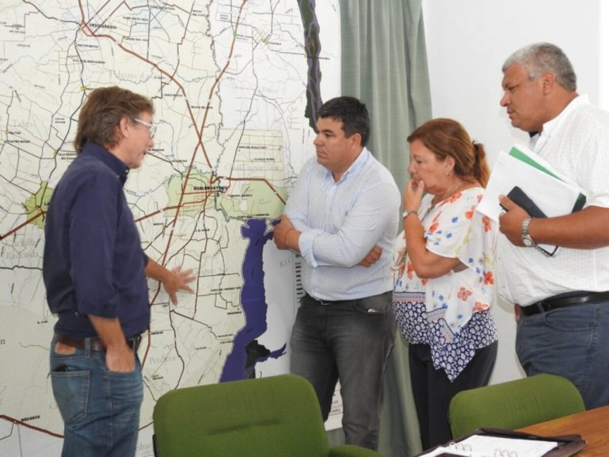Tras las intensas lluvias, se implementa un plan de trabajo en el departamento Gualeguaychú