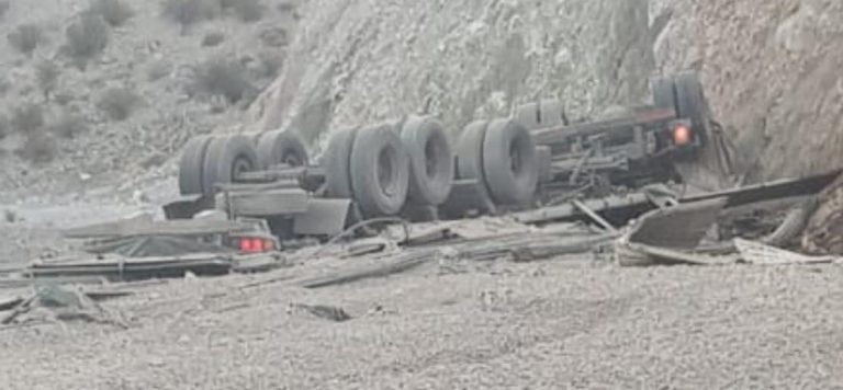 El accidente se produjo en la Ruta 149.