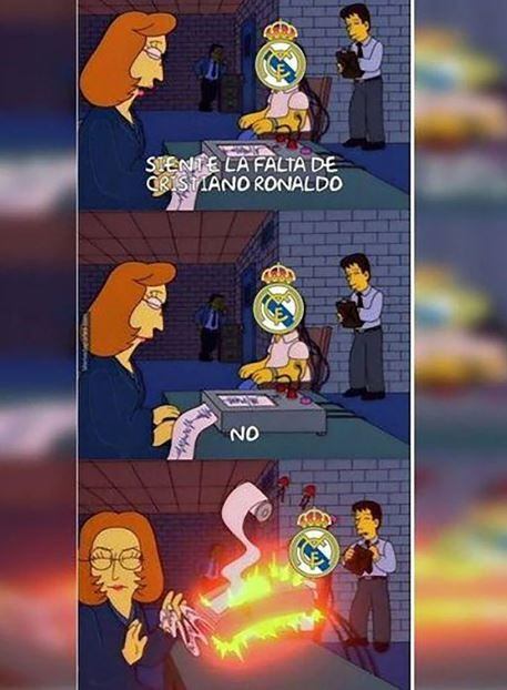 Memes de la derrota del Real Madrid por 7-3 ante el clásico frente al Atlético (Foto: redes).