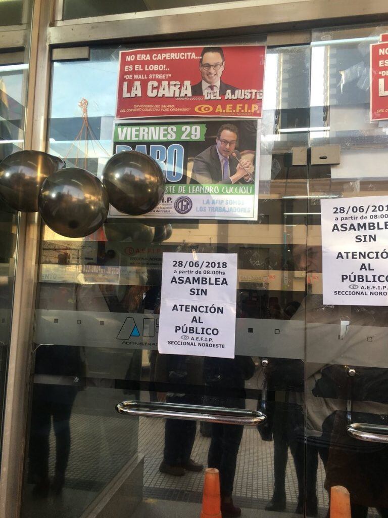 Paro en AFIP por 48 horas en todo el país por mejoras salariales.