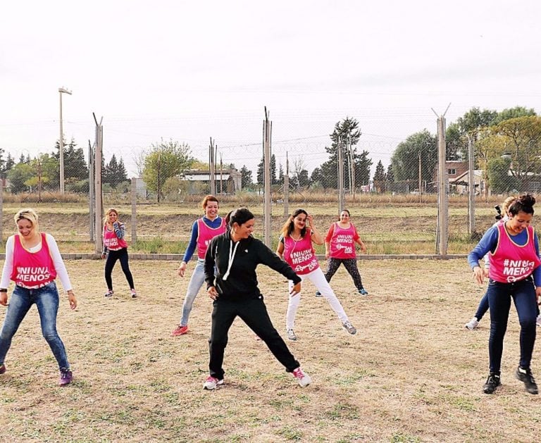 Las internas mostraron la otra cara de la prisión, realizaron una coreografía de baile y jugaron al fútbol