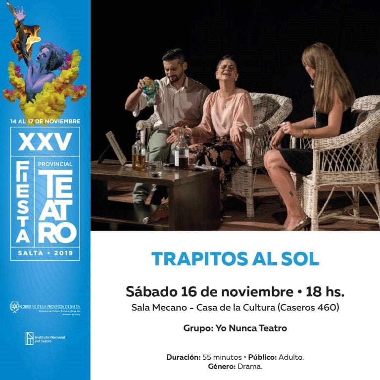 XXV Fiesta Provincial del Teatro en Salta este sábado 16 (Facebook INT Representación Provincial Salta)