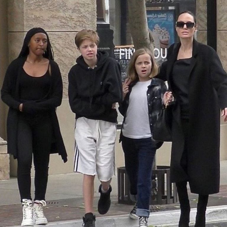 La familia de Angelina Jolie (Foto: Instagram/joliepittsofficial).