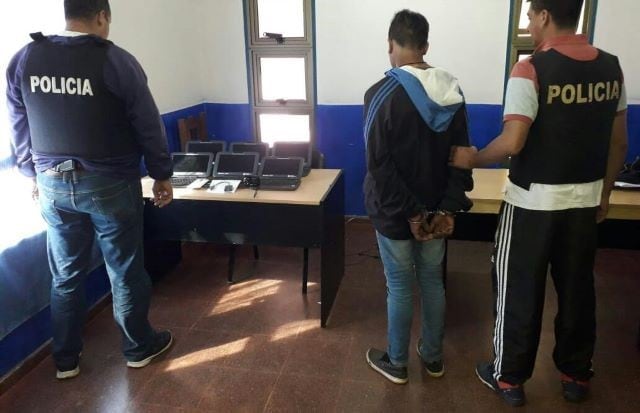 Robó siete netbooks en una escuela de San Pedro