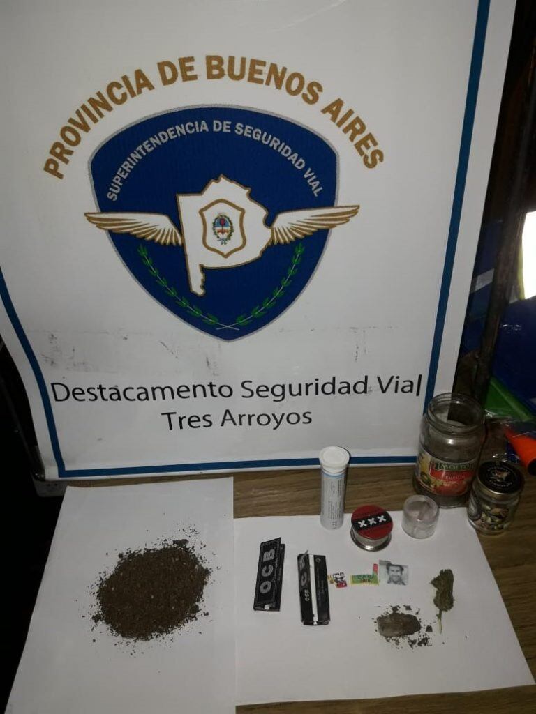 Drogas incautadas por la policía