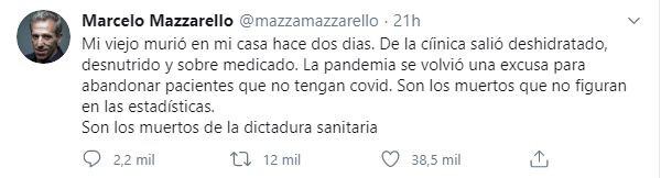 Marcelo Mazzarello. (Twitter)