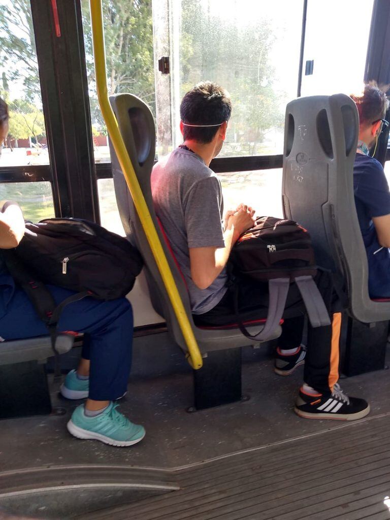 Quejas en el transporte urbano de Córdoba.