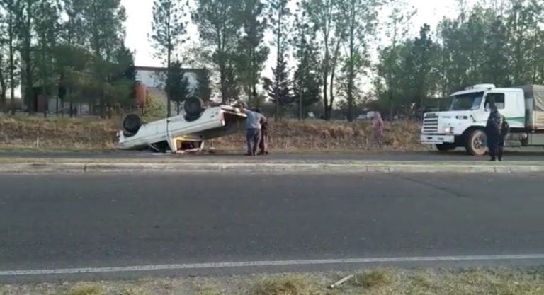 Dijo que había estado en un asado y consumiendo bebidas alcohólicas.. Foto: Policía de San Luis.