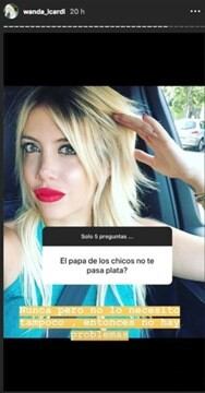 Cruce entre Wanda Nara y Maxi López en las redes