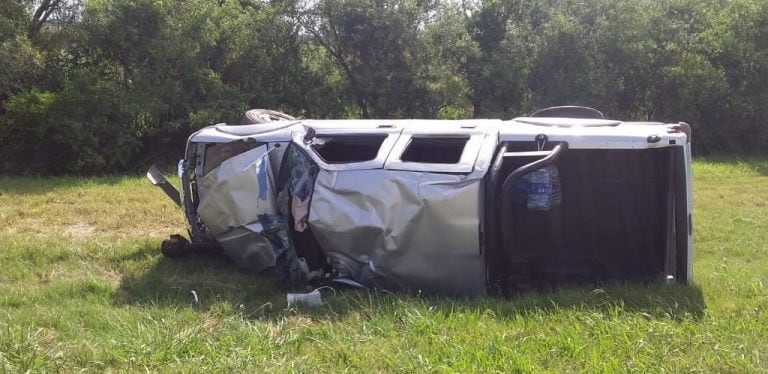 Accidente Ruta Nacional 12
Crédito: Bomberos Voluntarios Ceibas