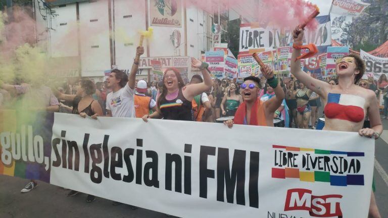 La marcha del Orgullo DIsidente en Córdoba.