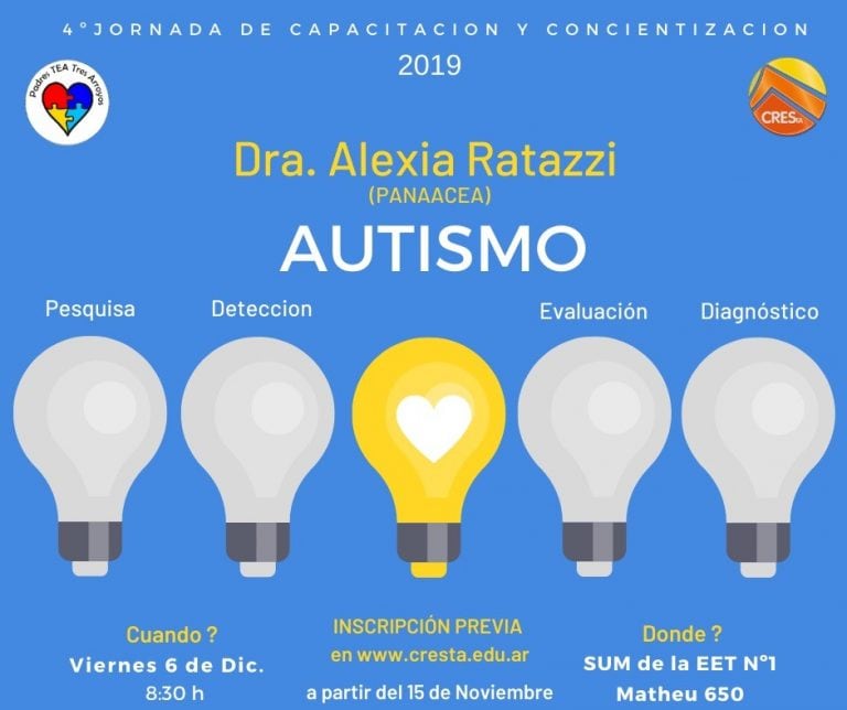 Capacitación sobre autismo (Facebook/ Padres TEA)