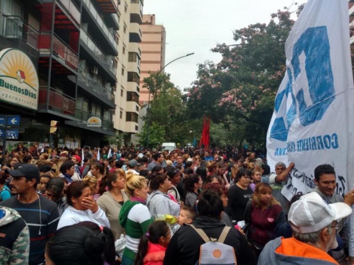 En fotos, la protesta de organizaciones sociales en el centro de Córdoba