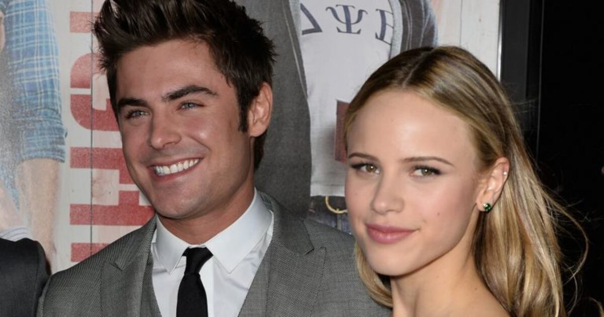 Quién es Halston Sage, la actriz que está de novia con Zac Efron