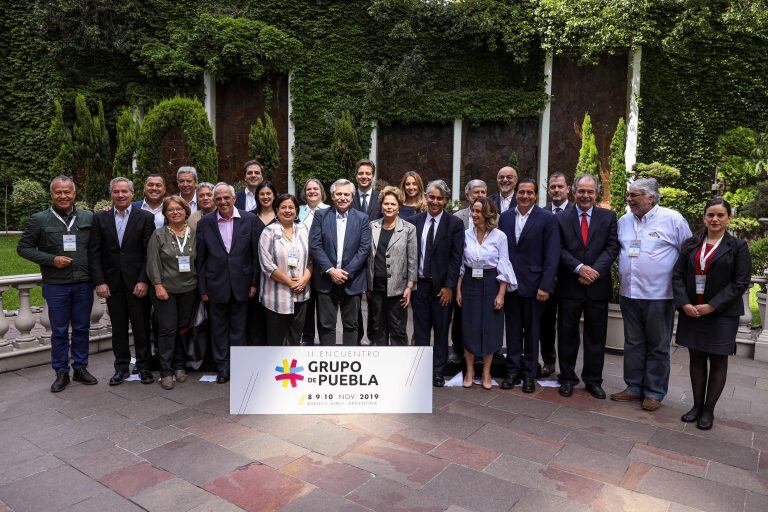 Segundo encuentro del Grupo de Puebla en Buenos Aires (Foto: Prensa Alberto Fernández)