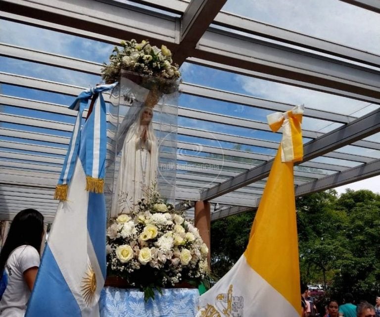 Virgen de Fátima en el interior