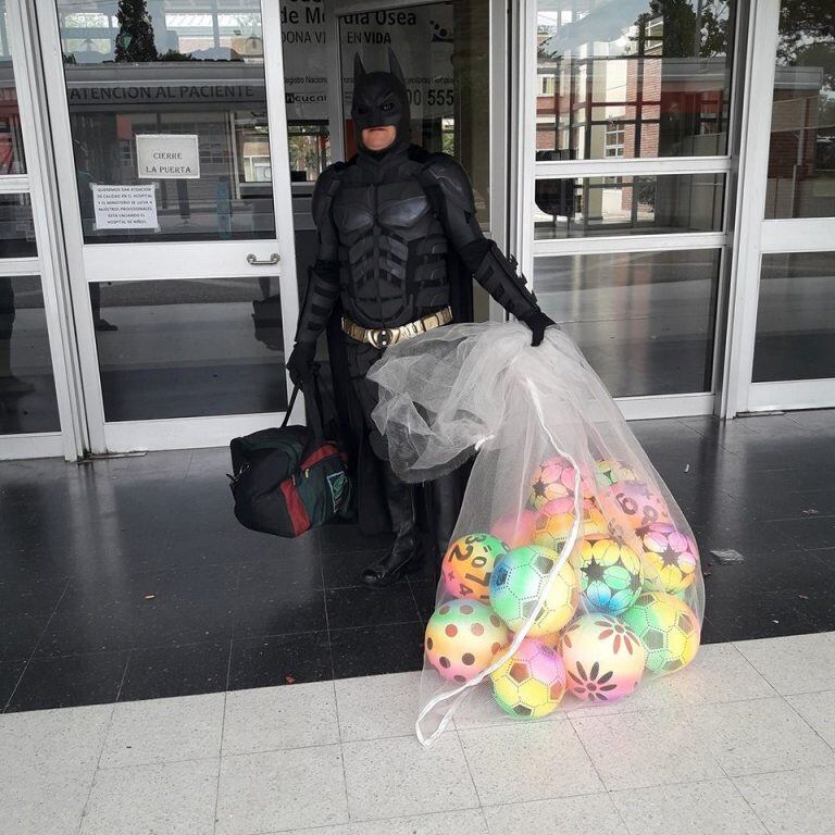 Batman solidario.