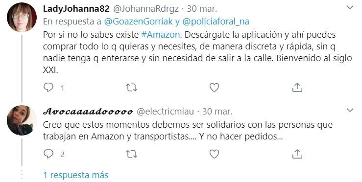 ¿Servicio de mensajería sí o no? (Twitter)