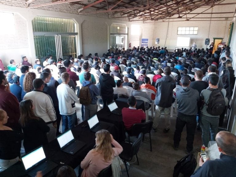 Taller capacitación Portezuelo del Viento en General Alvear.