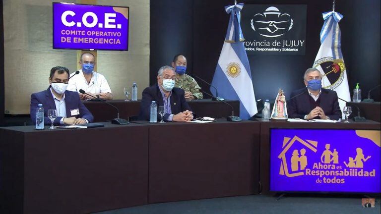 El gobernador Morales hizo el anuncio de que la provincia vuelve a la fase 1 de aislamiento estricto hasta el domingo 2 de agosto.