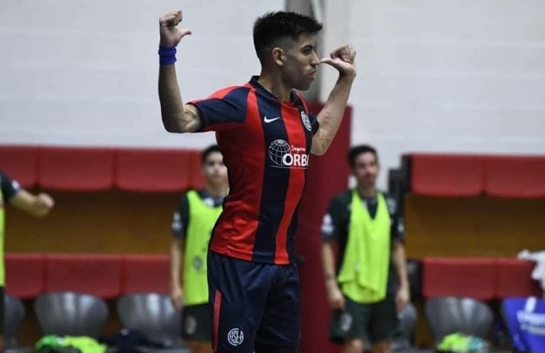 Pablo Vidal goleador de San Lorenzo.