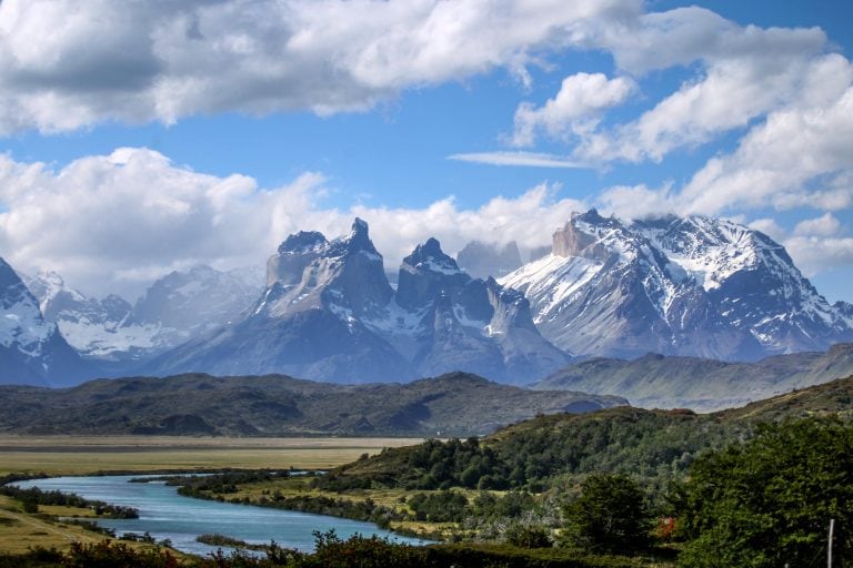 Vista de las Torres del Paine.