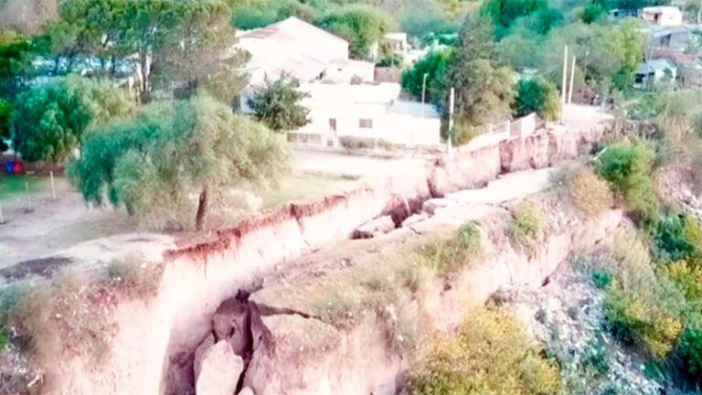 Nuevas imágenes muestran el estado actual de la barranca