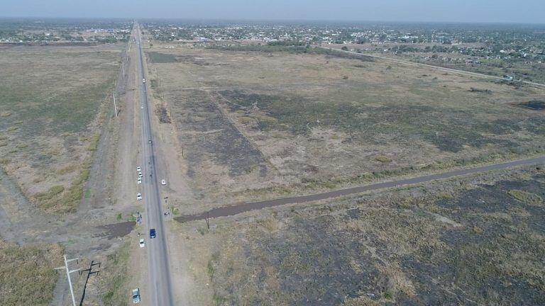 Las aguas pasaron por canales y resevorios viajando más de 200 kilómetros