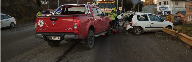 Accidente vehicular en  Av. Heroes de Malvinas Ushuaia