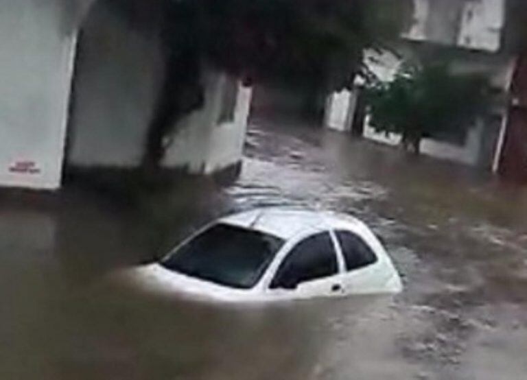 Fuertes lluvias en Chaco.