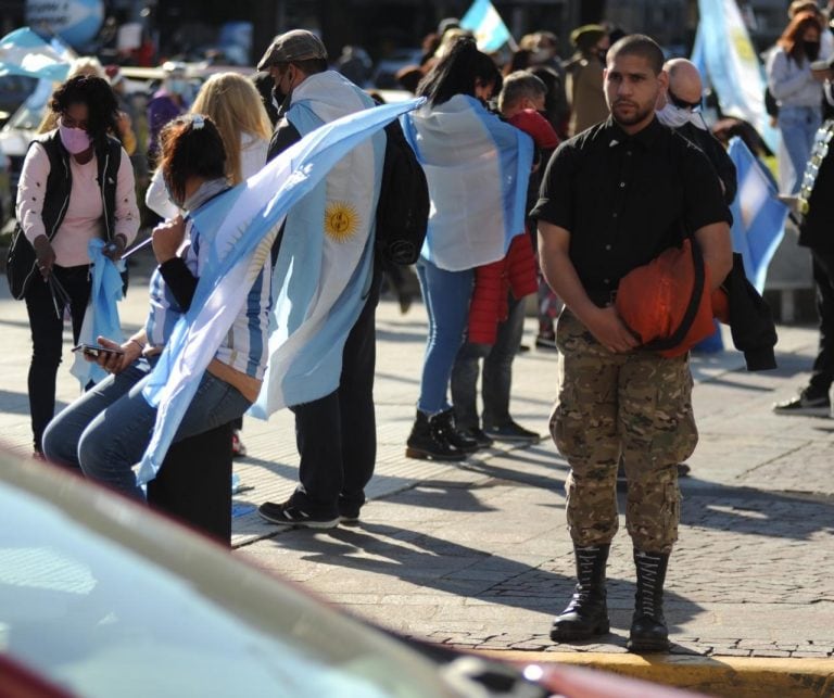 Marcha 17A: masiva concentración en el Obelisco (Foto: Federico Lopez Claro)