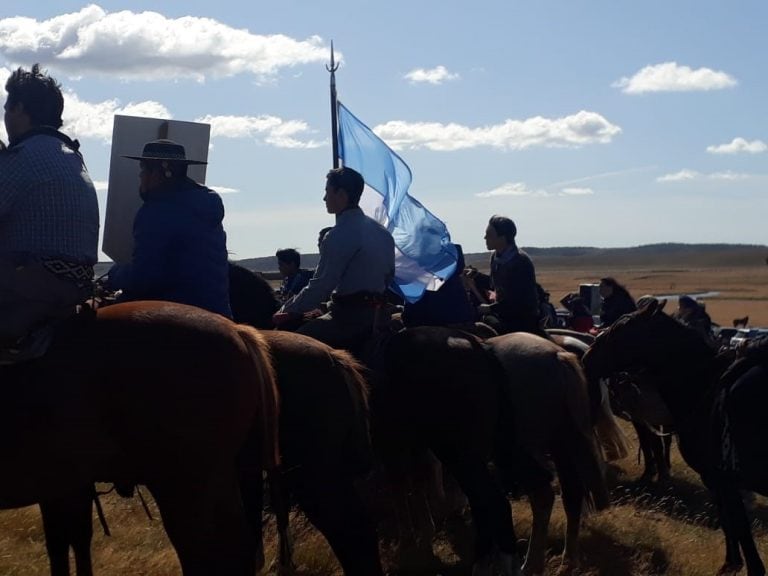 Con la celeste y blanca de norte a sur